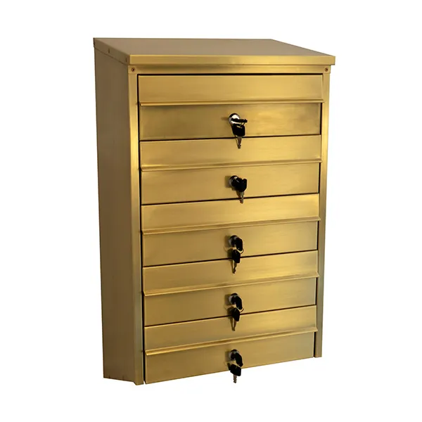 Piktograma sublokuotos bronzinės pašto dėžutė PD91